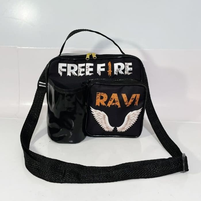 Kit 5 malinha 20x24 personalizada infantil tema variados com bolso extra para garrafinha
