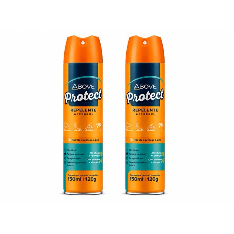 Repelente Aerosol Above Protect 150ml/120g – Proteção e cuidado para sua pele!