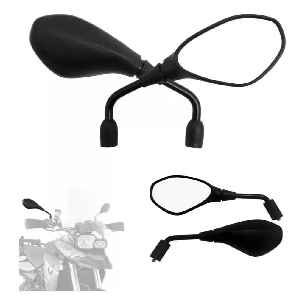 Par Retrovisor Bmw F800 GS Honda Cg Fan Titan Bros 125 150 160 xre300 cb300 nx400