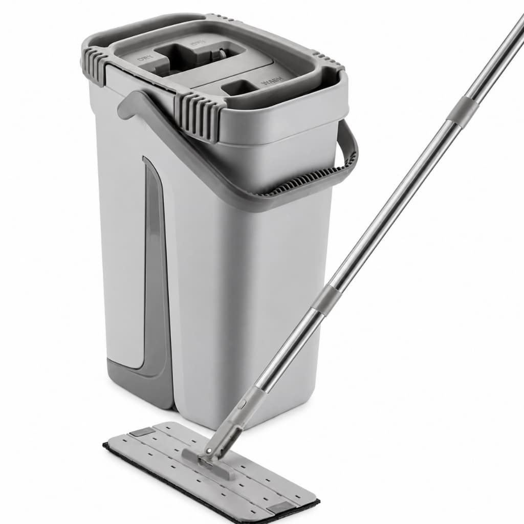 Esfregão Mop Flat Electrolux Menalux Limpeza Fácil Eficiente Durável Cinza