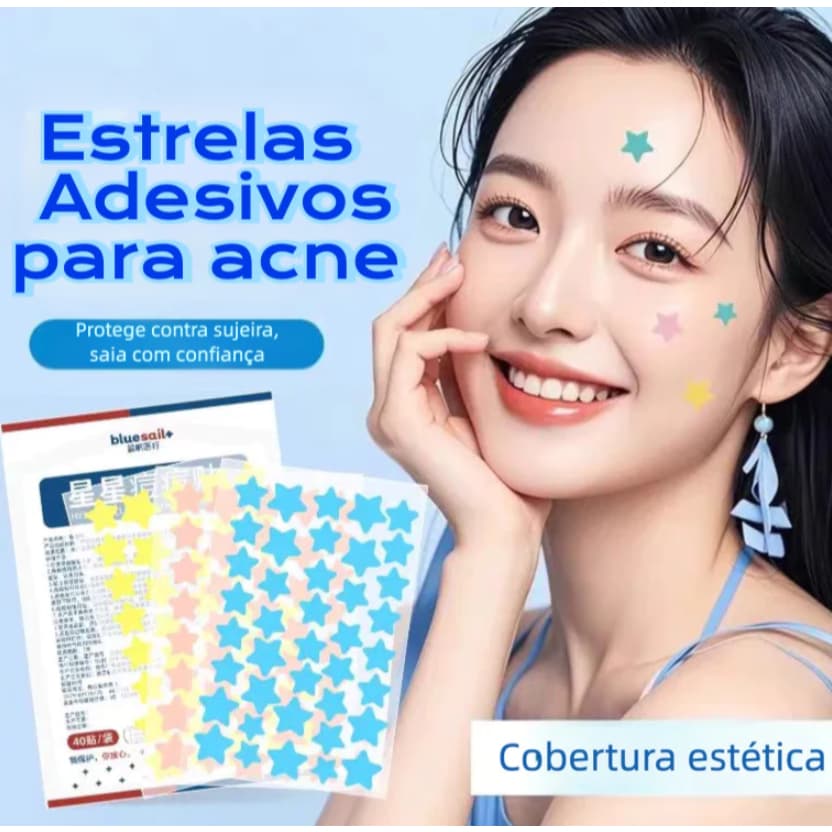 Adesivo Anti Acne Hidrocoloide Secativo | Remove Espinhas Rápido - ENVIO IMEDIATO!!