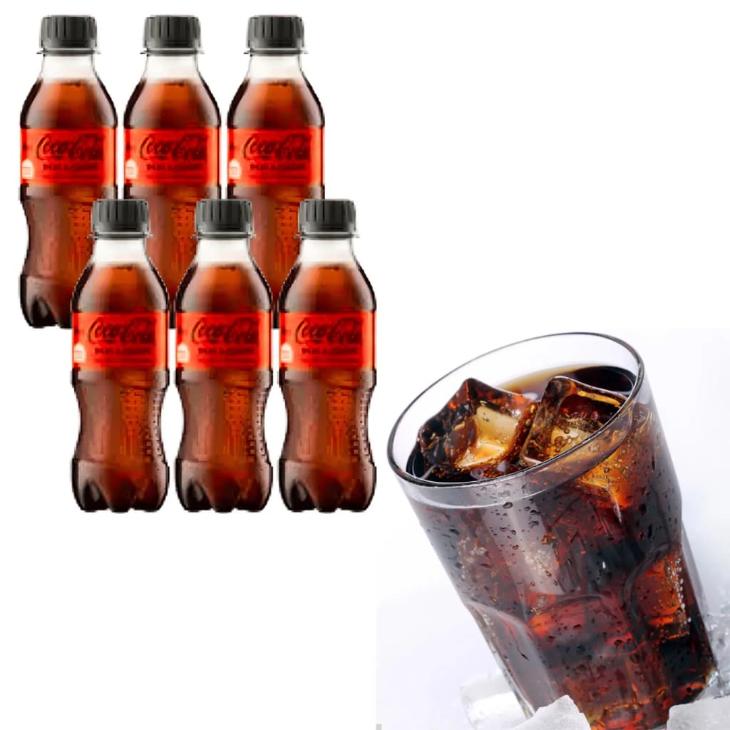 Coca-Cola Refrigerante Zero Açúcar  Mini Garrafa 200ml Coquinha Zero 200ml Dieta Fitness