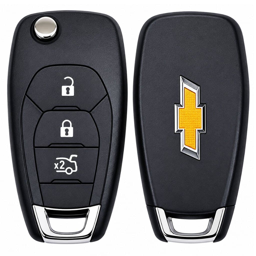Carcaça Chave Canivete Chevrolet Onix Prisma Spin S10 3 Bts