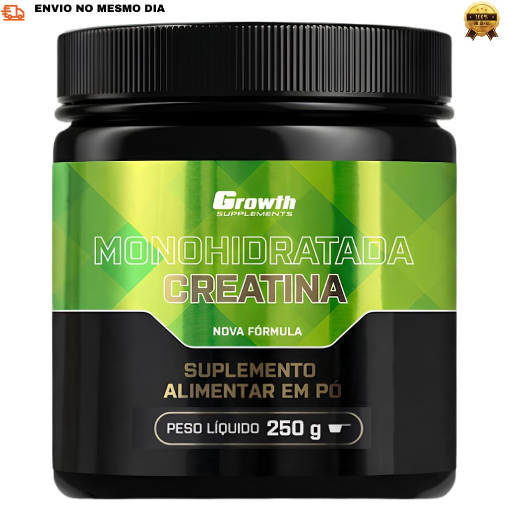 Creatina Pura Monohidratada  250g -  Original Com Nota Fiscal