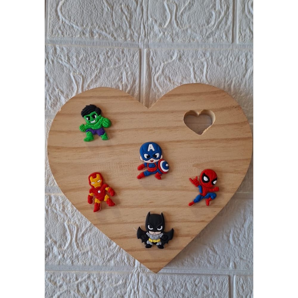 Aplique Emborrachado Infantil Herois Laços Tiaras Prendedores Artesanato DIY 5 und Super Heróis