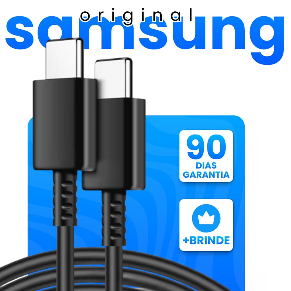 Cabo Samsung Original Turbo Duplo C Com Alta Compatibilidade + B R I N D E