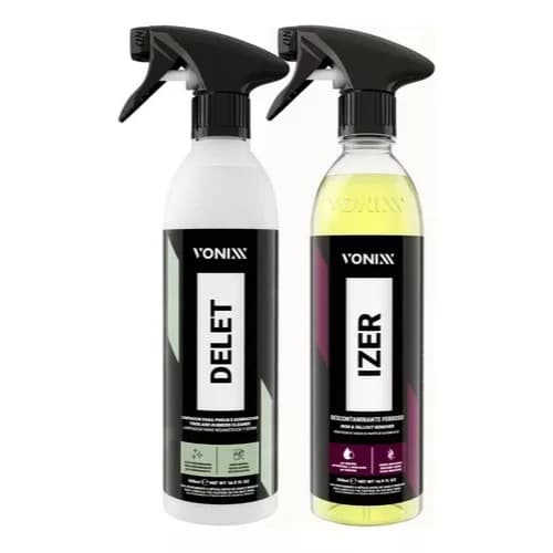 Limpador De Pneu Borracha Delet Izer Limpa Rodas Vonixx 500ml
