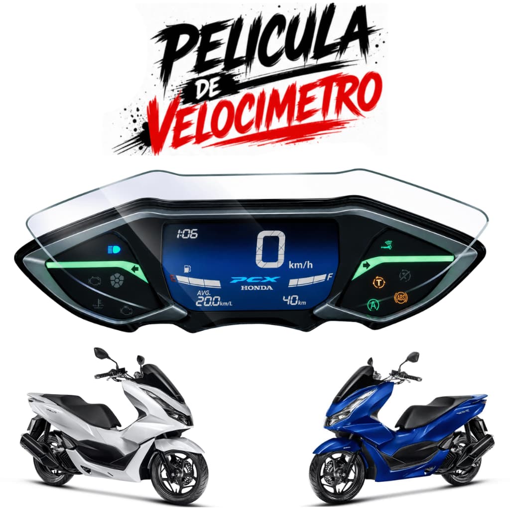 Película Painel Digital Honda PCX 160 2023 a 2026
