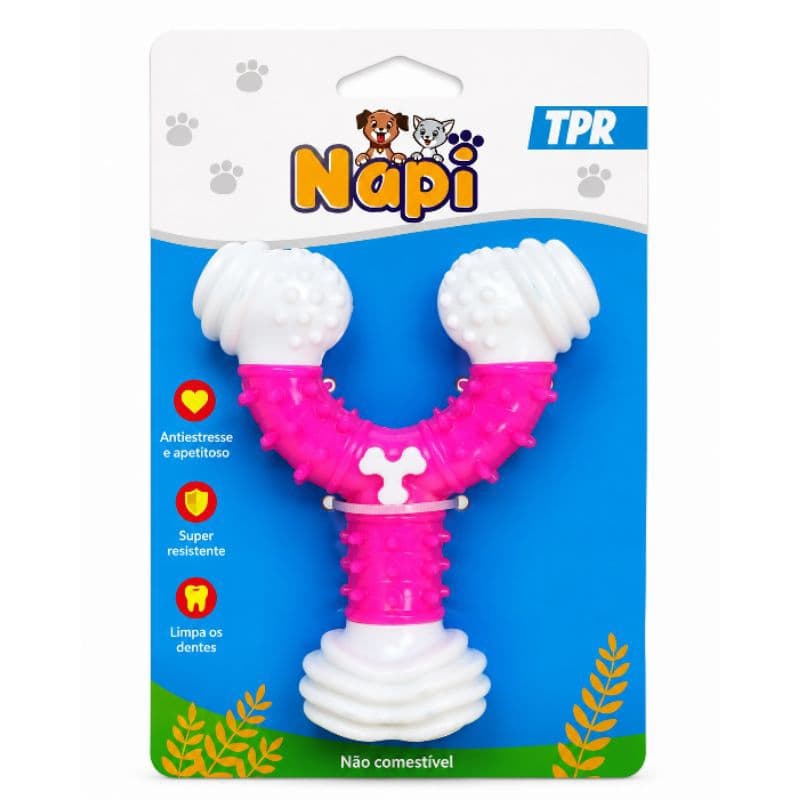 Brinquedo Para Cachorros Mordedor osso de nylon Pet.