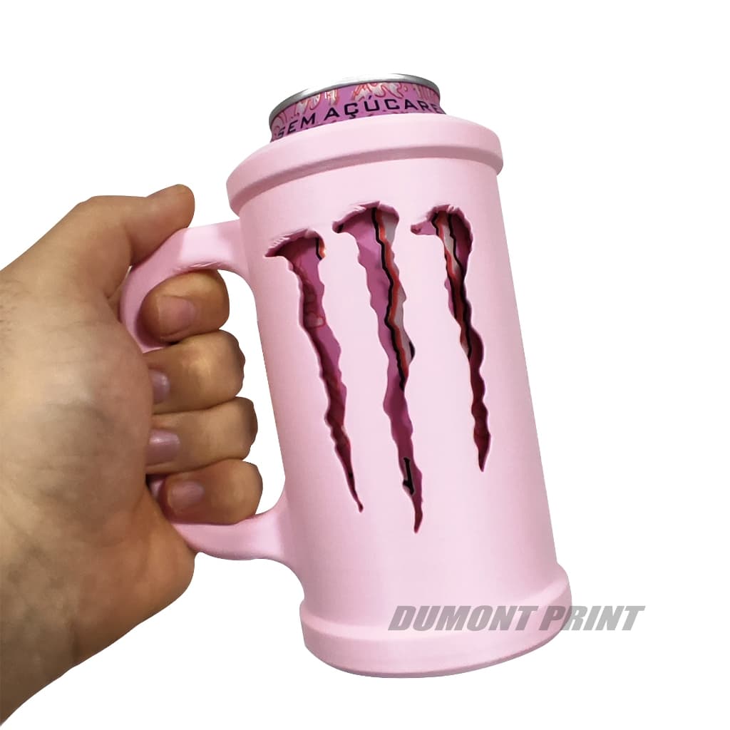 Porta Lata Monster 473ml Colecionável + Chaveiro Abridor de Brinde