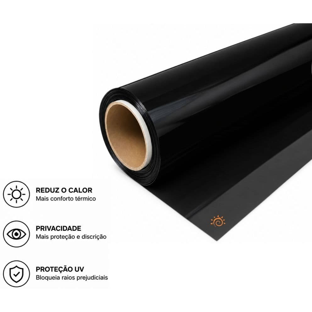 Insulfilm Película Fumê 1m x 4m G5 G20 G35 Automotivo Carro Residencial Privacidade Janela Porta Box