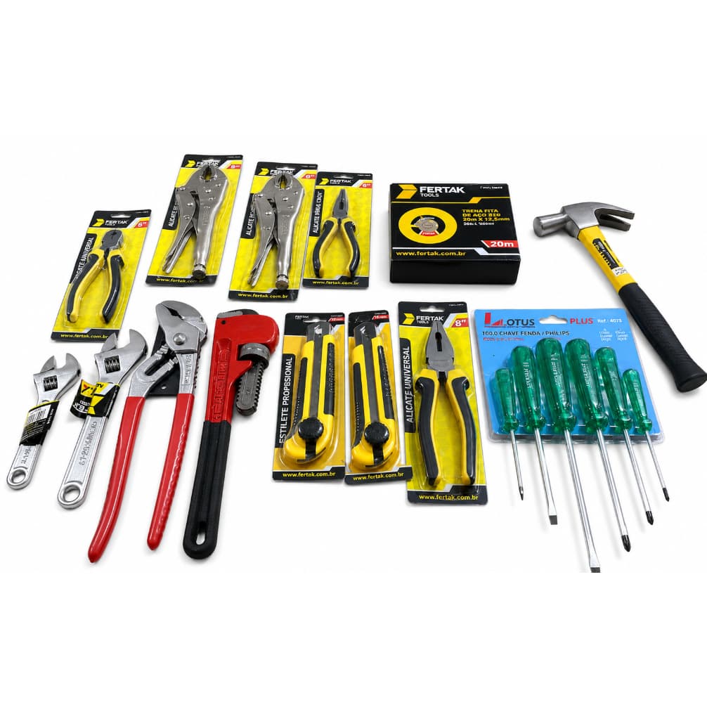Kit Ferramentas 14 Peças Multiuso Profissional Resistente