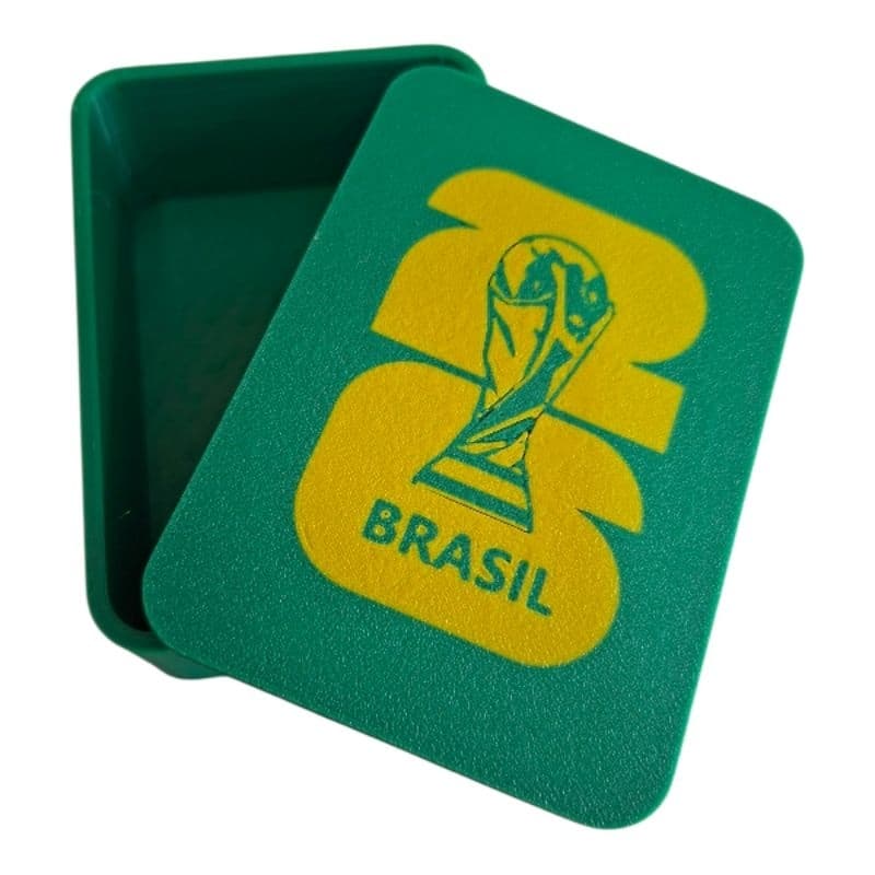 Caixinha Porta Figurinha Álbum da Copa 2026 Caixa com compartimento único
