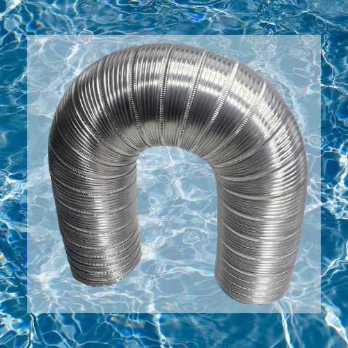 DUTO FLEXIVEL CORRUGADO ALUMINIO 3,0X60MM DISTAK P/ AQUECEDOR