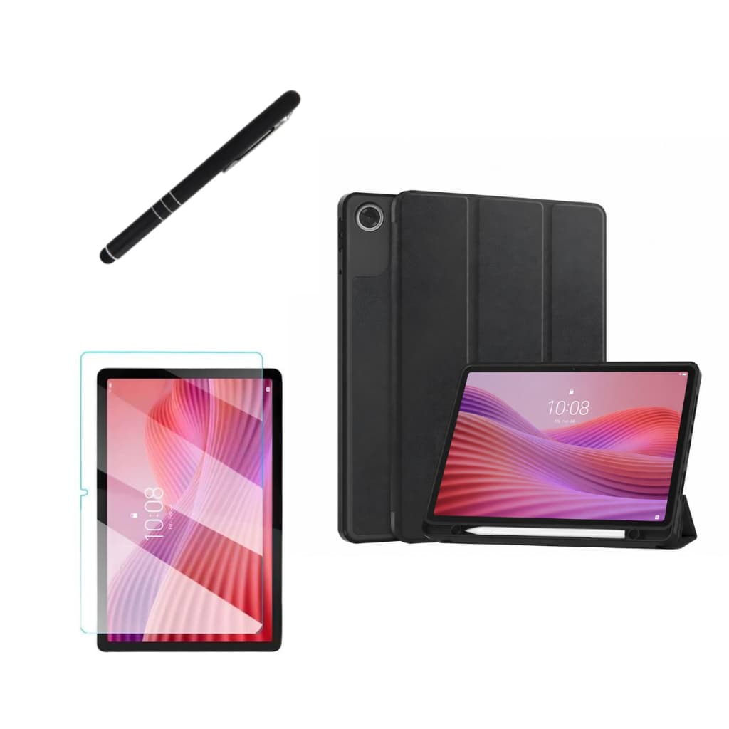 Kit Completo Capa Case Para Tablet Lenovo Tab 10.1 TB-311FU ZAEH0151BR 10.1 Polegadas + Película + Caneta