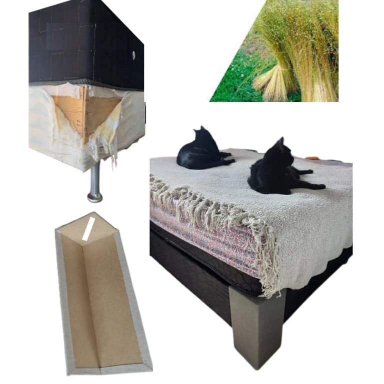 Arranhador Sem cola com solvente Quimico, Protetor Gato p Cama Box, Assento Sofá e Recamier