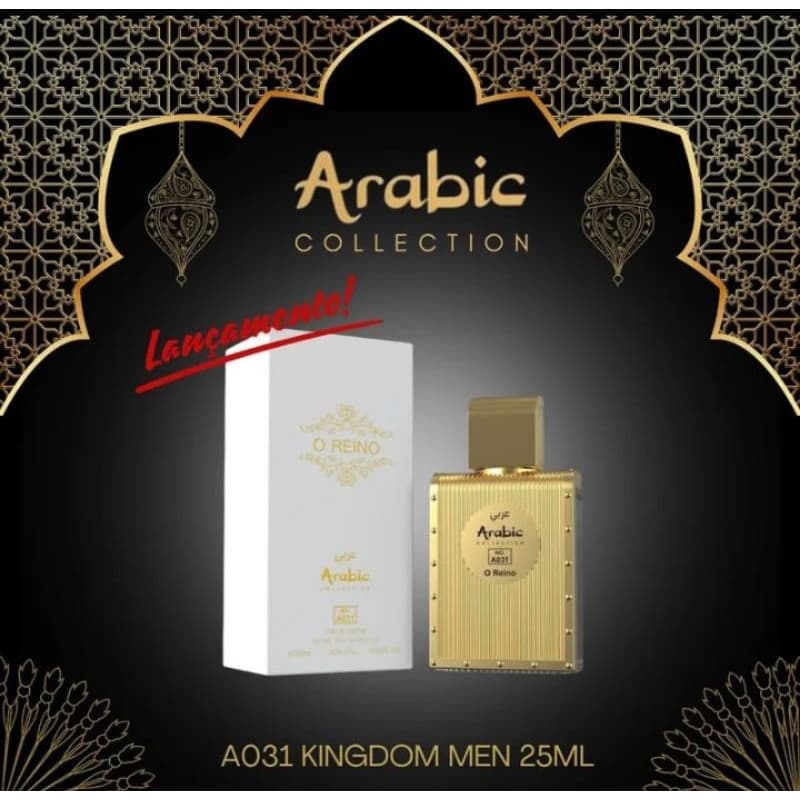 Perfume mini Árabe Kingdom men 25Ml Arabic Collection