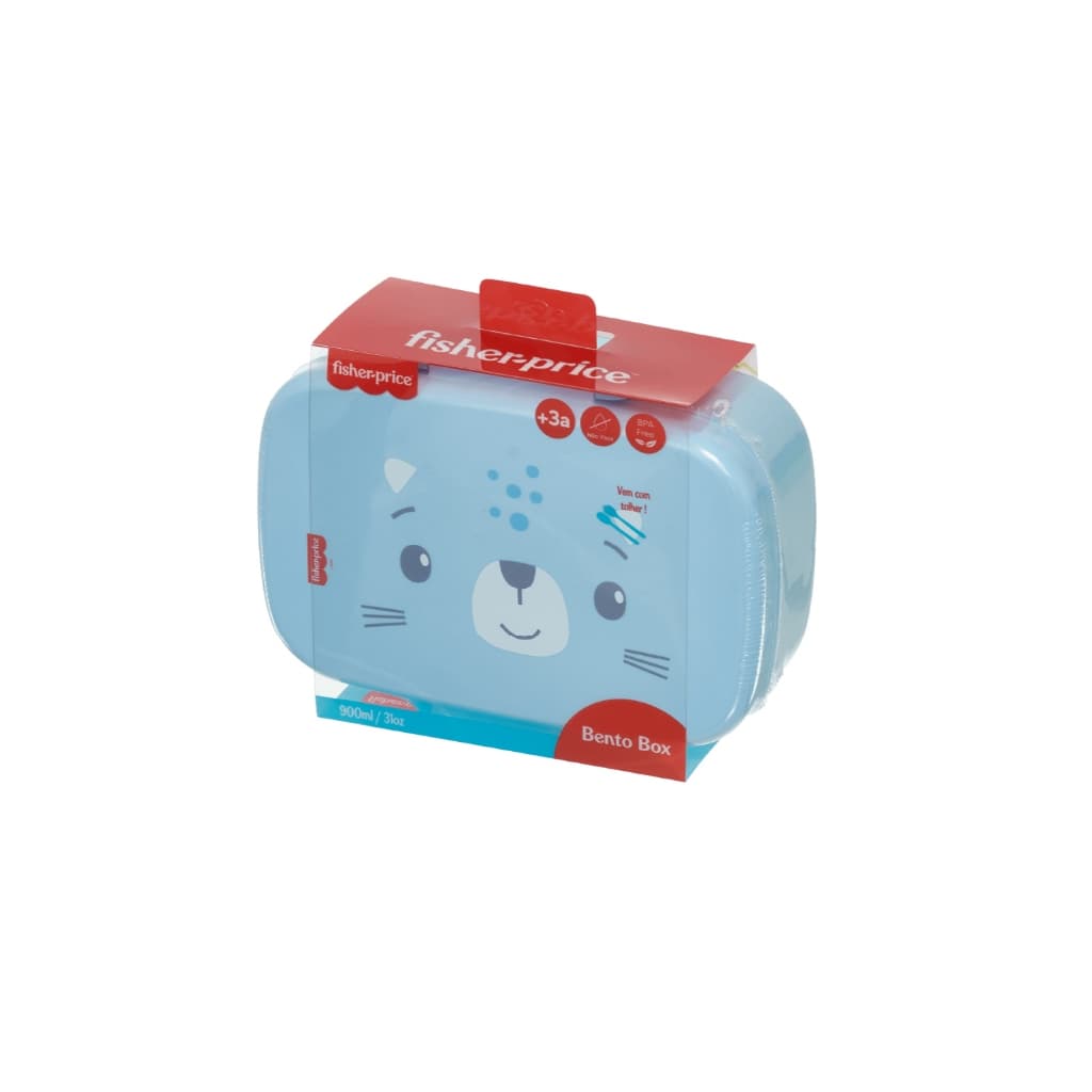 Lancheira Bento Box Fisher Price Com Talher Lancheira infantil