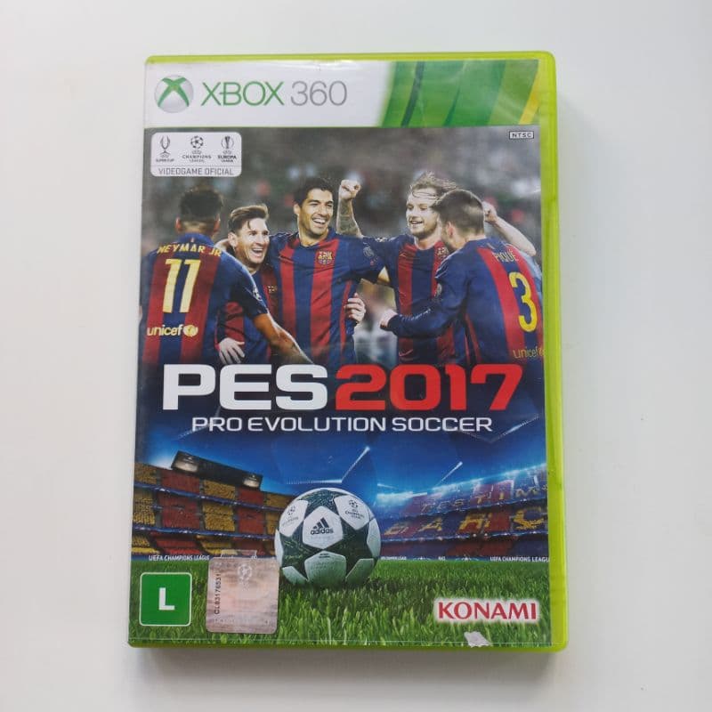 Jogo PES2017 Xbox 360