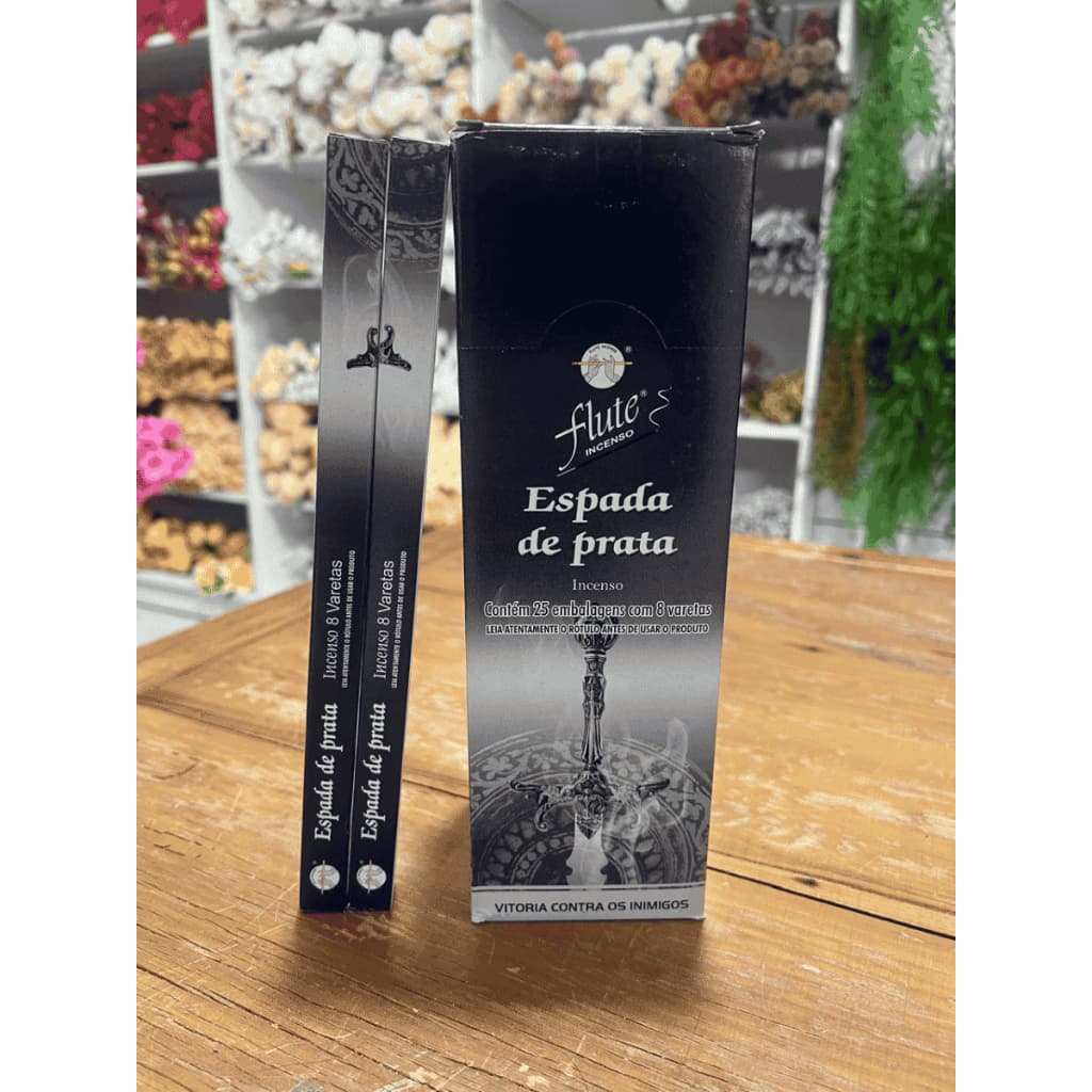 Incenso Espada De Prata Flute Cx Com 200 Varetas