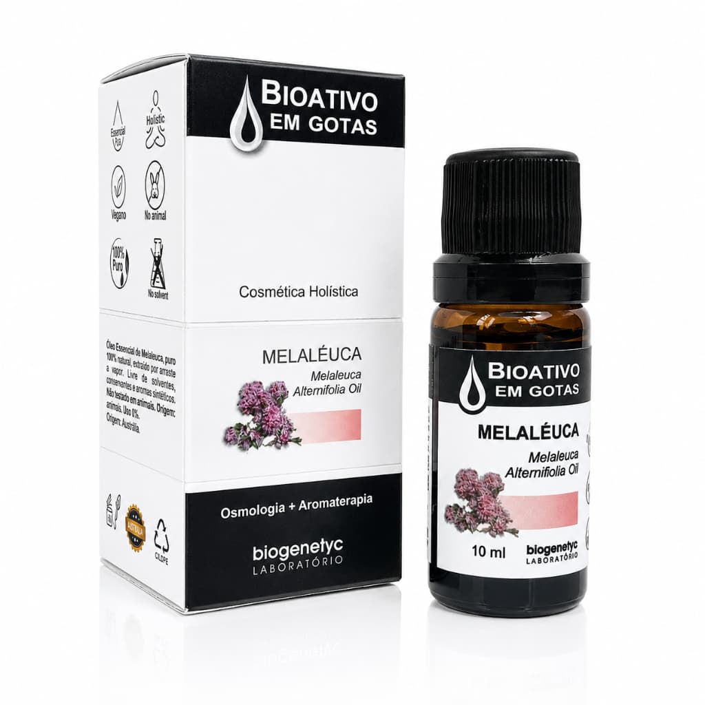 Óleo Essencial Melaleuca Tea Tree 10ml 100% Puro Natural Aromaterapia Premium