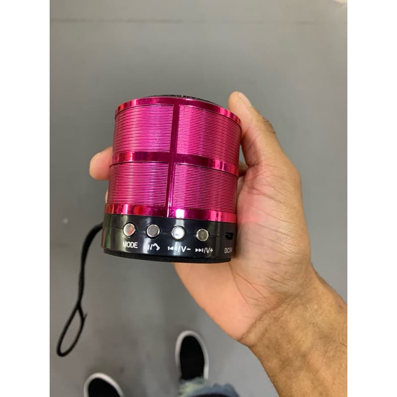 Mini Caixa de Som Bluetooth 887 Portátil | Bluetooth 5.0 | USB | Cartão TF | Entrada P2 | Rádio FM | Recarregável