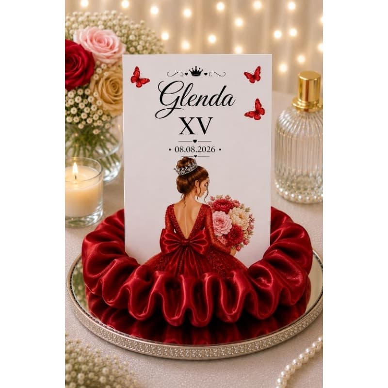 Kit  Scruchies Cetim, Xuxinha + Tag Pesonalizada  Lembracinha 15 Anos, Casamento, Festa Debutantes.