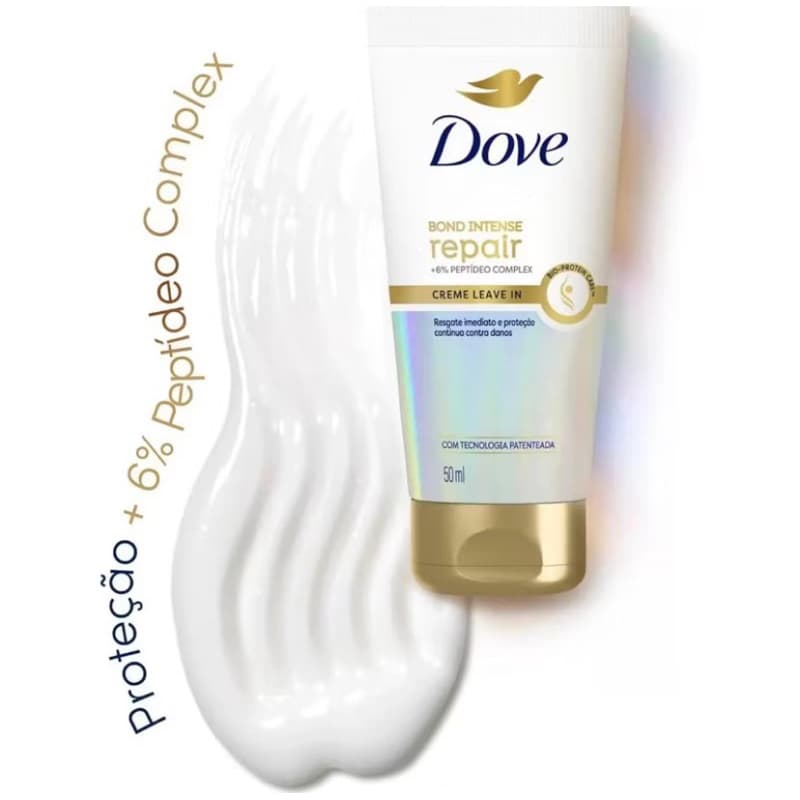 DOVE CREME LEAVE-IN BOND INTENSE REPAIR 50ML