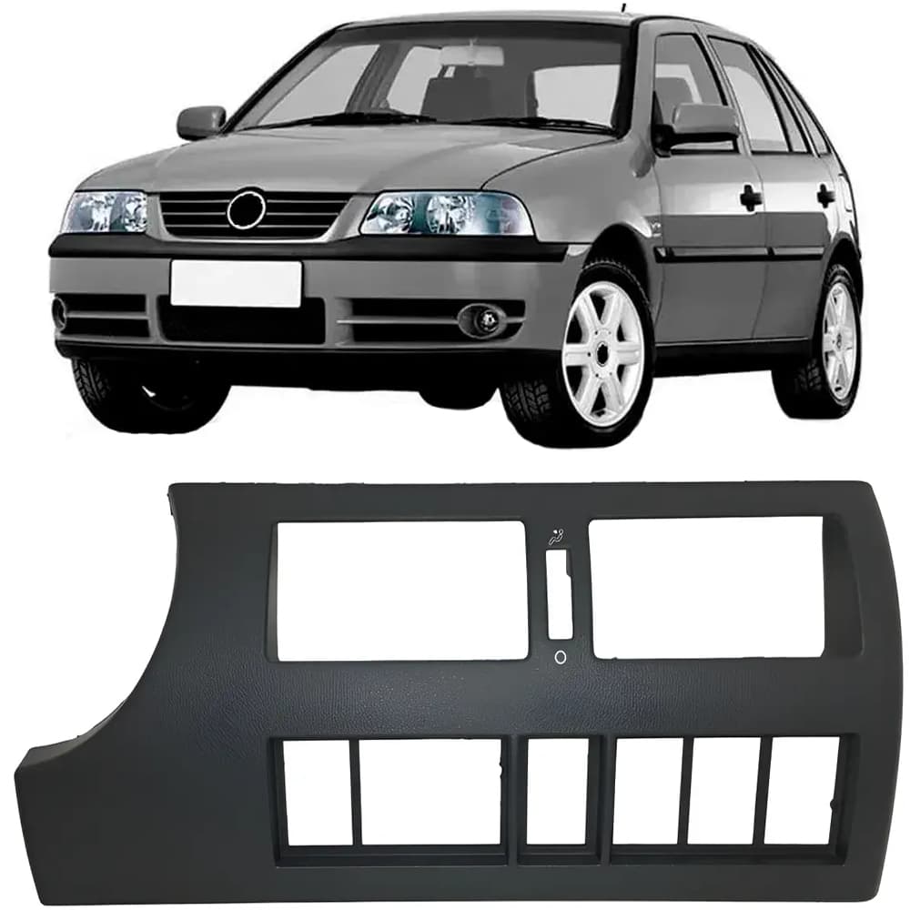 Moldura Painel Central Gol Parati Saveiro G3 00/05 (Cinza Antracit)