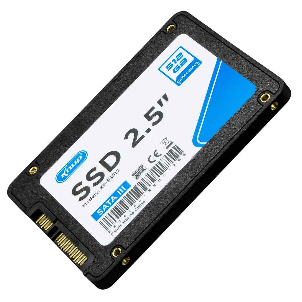 SSD Interno Knup 512GB SATA III 2.5" para PC e Notebook Alta Velocidade