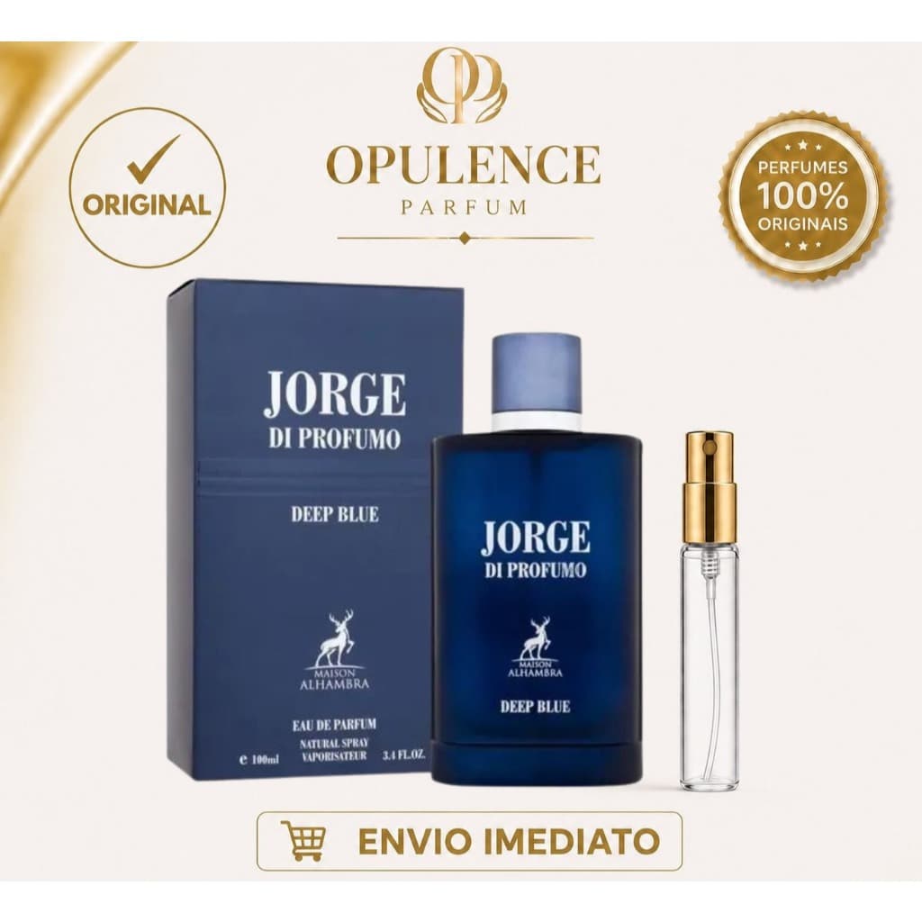 Perfume Jorge Di Profumo Deep Blue | Maison Alhambra | Perfume Arabe Original Masculino