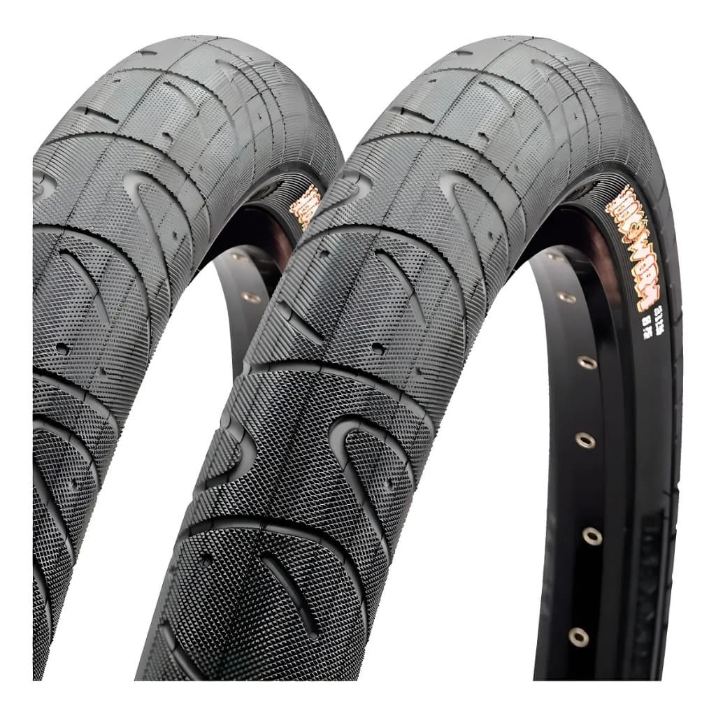 Par Pneu Aro 26 Bike Maxxis Hookworm 26x2.50 Arame Urbano kit 2