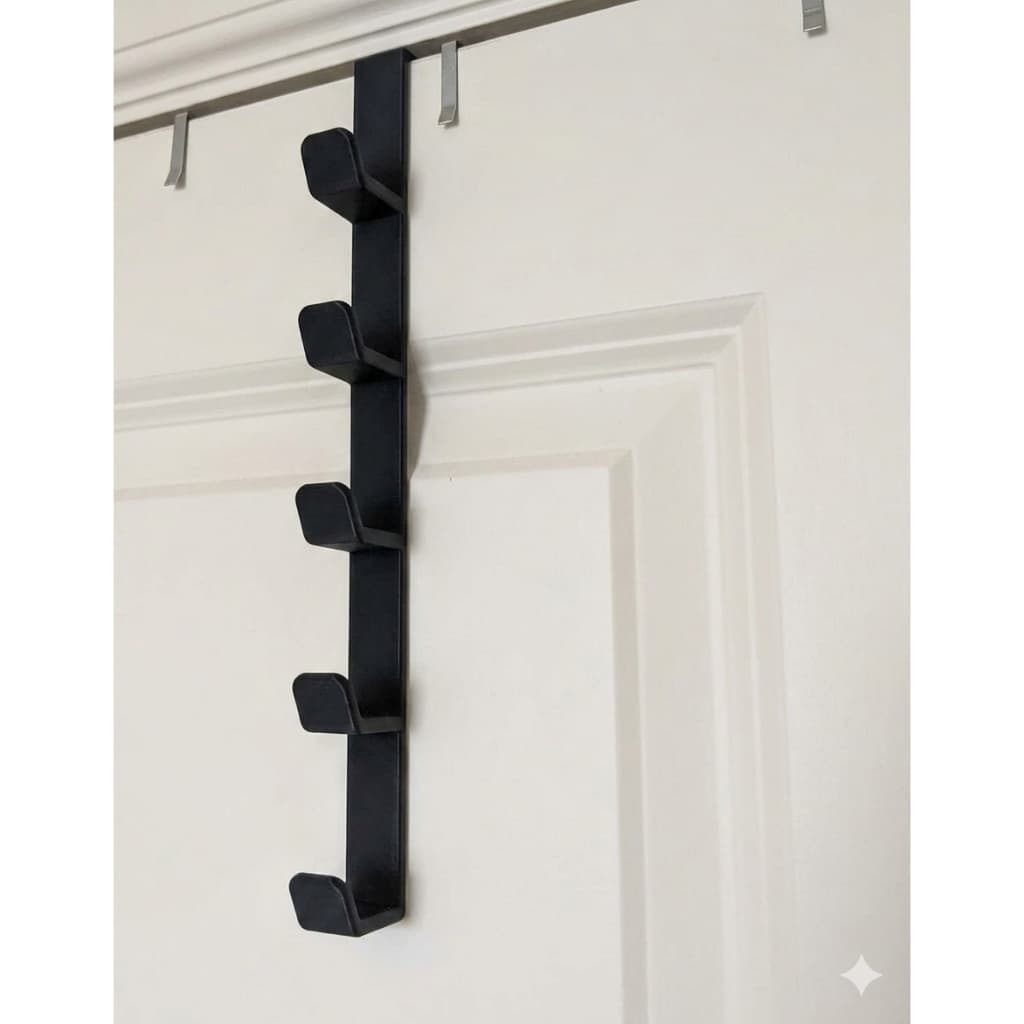 Suporte Vertical de porta para Bonés e Chapéus - Ganhe Espaço no Quarto  - Cabideiro Minimalista 3D