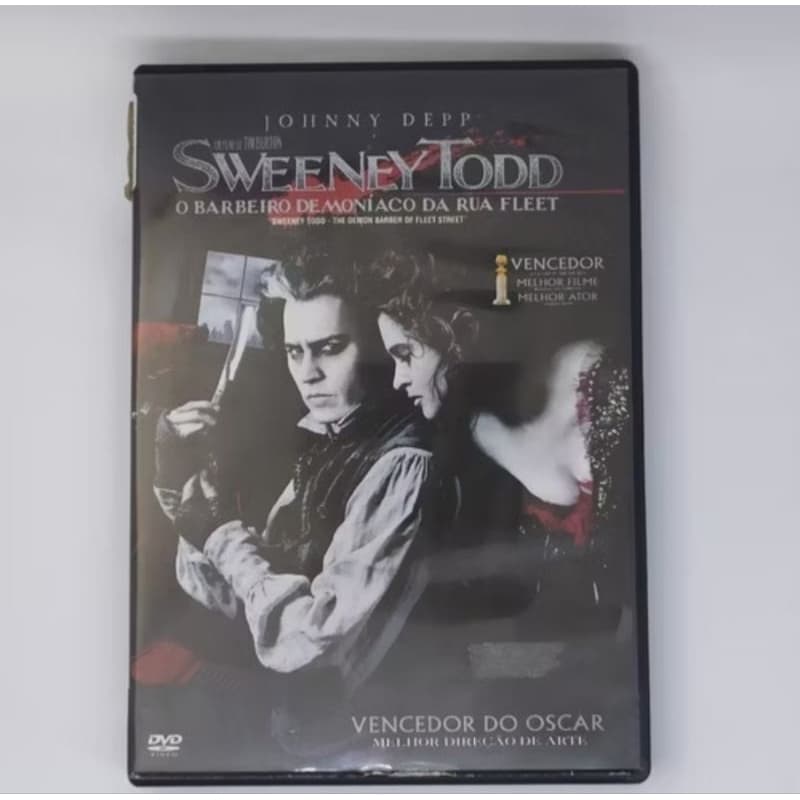 Dvd Sweeney Todd O Barbeiro Demoníaco Da Rua Fleet Filmes Johnny Depp