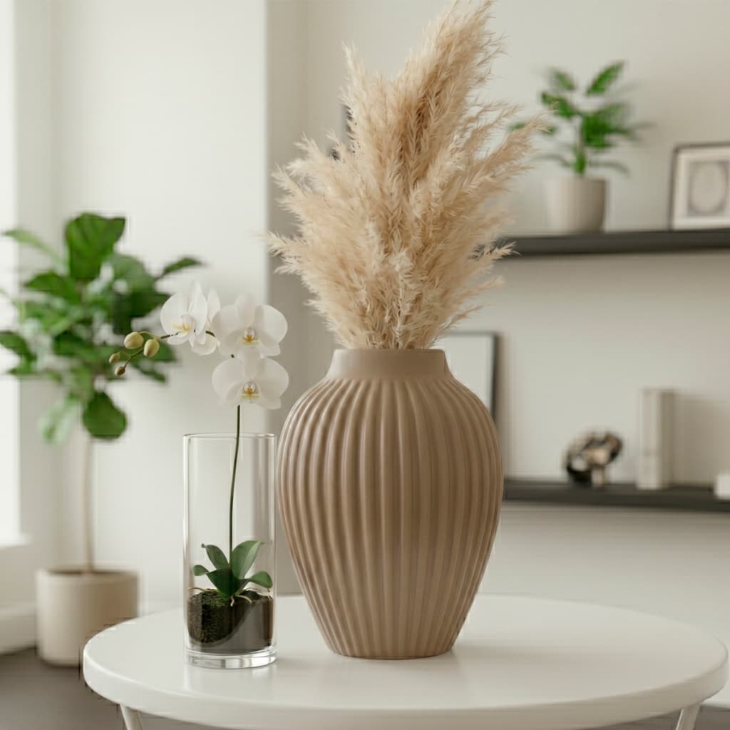 Enfeite Cerâmica Colorido Vaso Decorativo Grande Em Decoração Quarto Sala Casa Casamento Aniversário