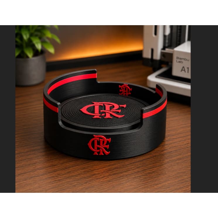 suporte de descanso para copos flamengo