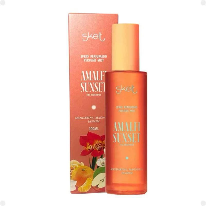 Skelt Amalfi Sunset Body Splash 100ml - Long-Lasting Fragrance, Elegant & Easy Application