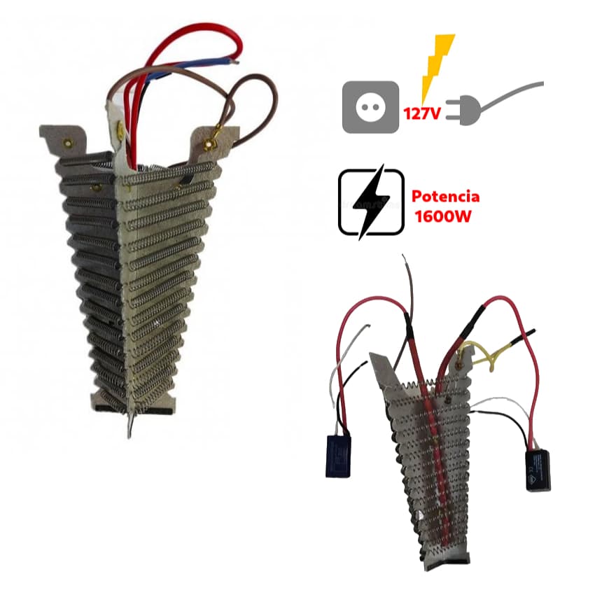 Combo Assitencia! 5x Resistências 127v 1600w para secadores de cabelo