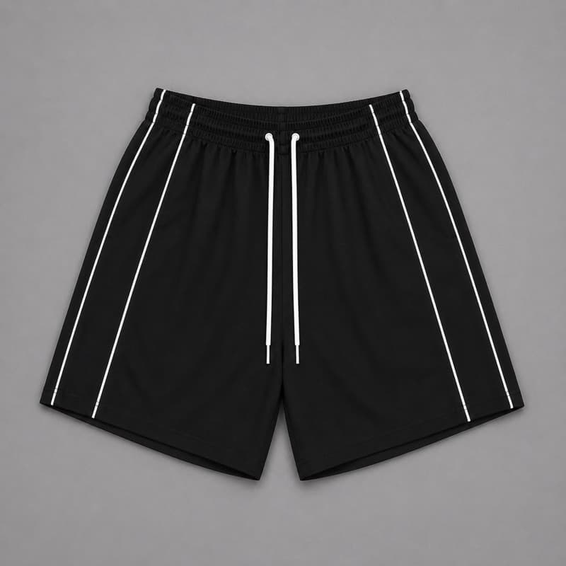 Bermuda Masculina Academia Elastano Ajustável com Cordão Premium Duplo Vies