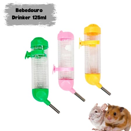 Bebedouro Hamster Roedores Drinker 80ml