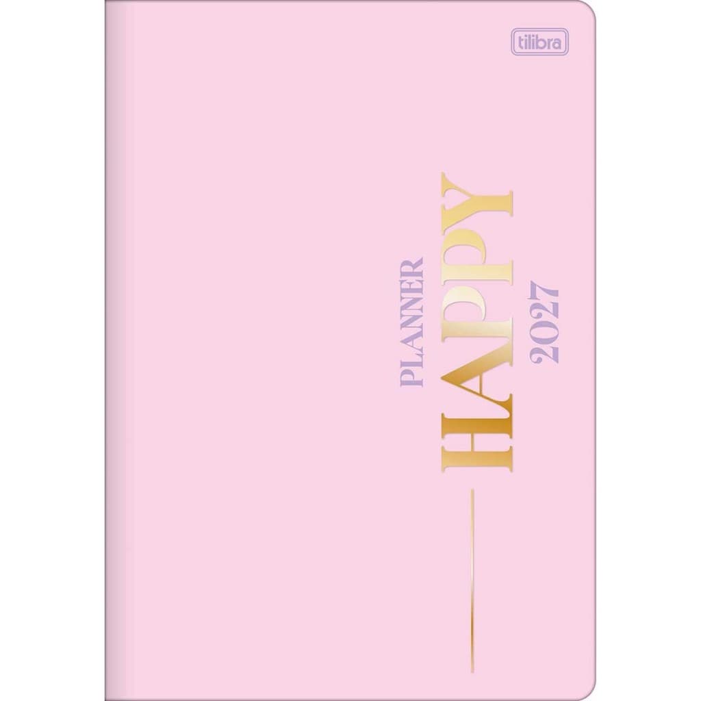 Planner 2027 Happy Grampeado Tilibra 20 Folhas