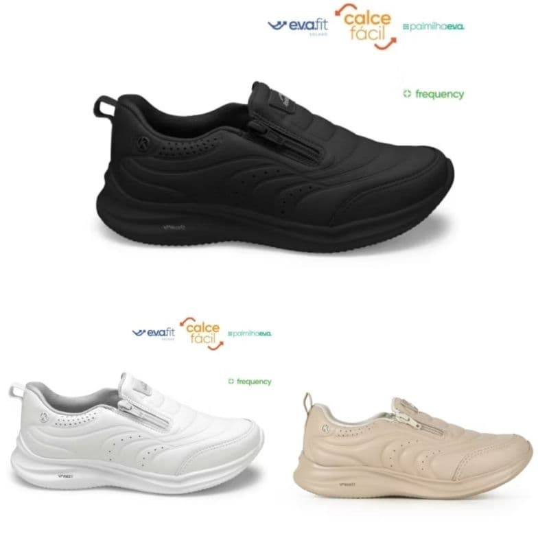 Tênis Anabela Sneaker Kolosh Plataforma Calce Fácil K7032A