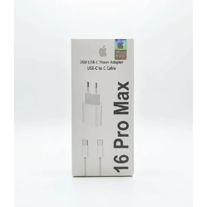 Carregador Linha Premium 35w Usb-c Compativel 16, 16 Pro, 16 Pro Max, 17
