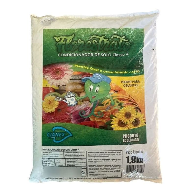 1,9kg Terra Adubada Pronta Para Plantar Condicionador de Solo Classe A Boa Qualidad Substrato Cianex