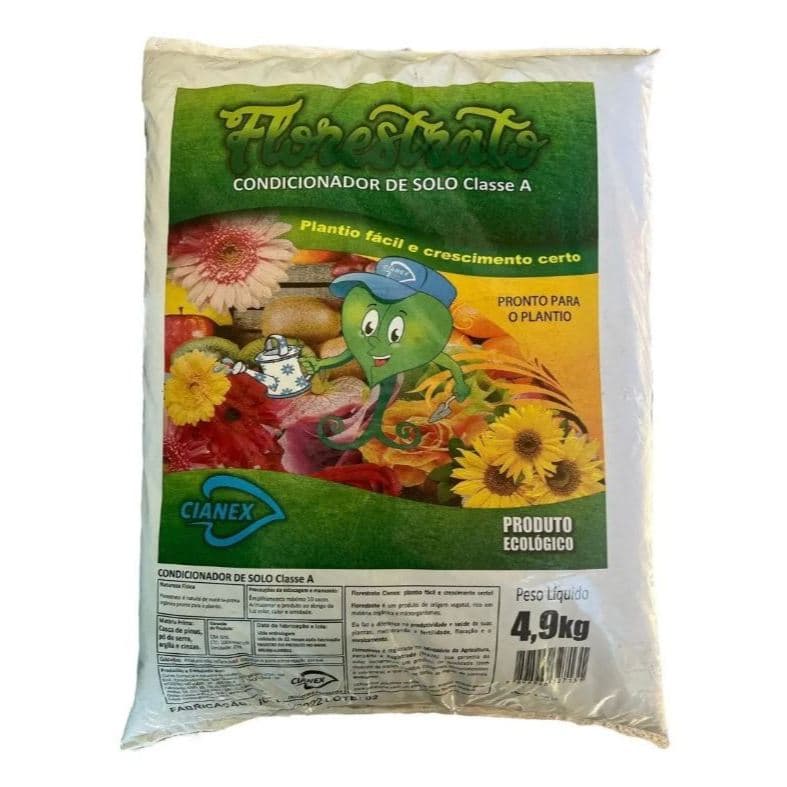 4,9kg Terra Adubada Pronta Para Plantar Condicionador de Solo Classe A Substrato Cianex Boa Qualidad