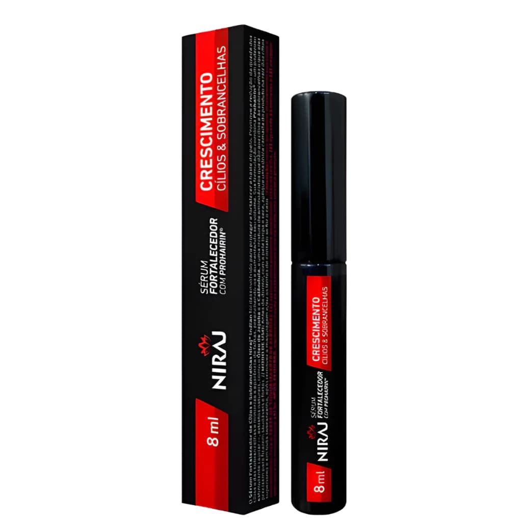 Sérum Fortalecedor Sobrancelhas E Cilios 8ml 01 unid Cor Incolor Prohairin Niraj