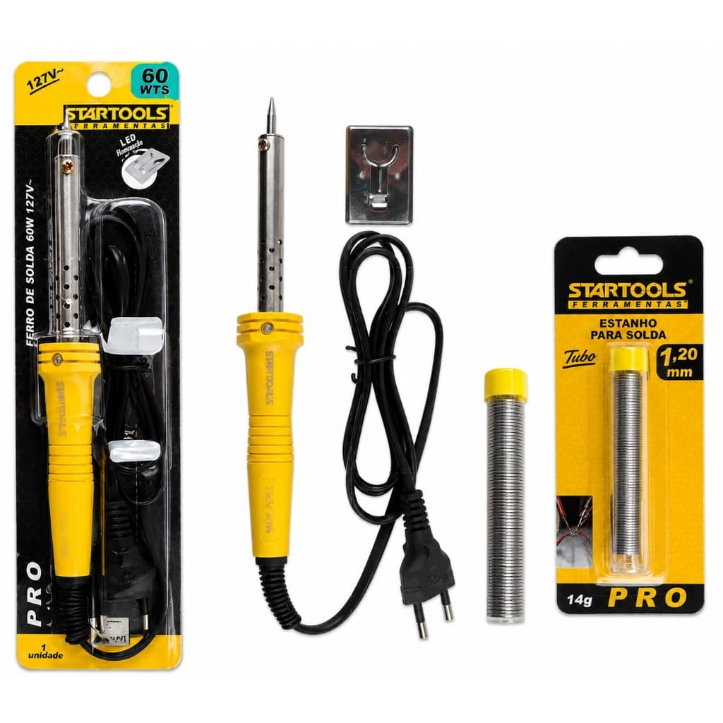 Kit Ferro De Solda  60 w / 127 V + 1 Estanho