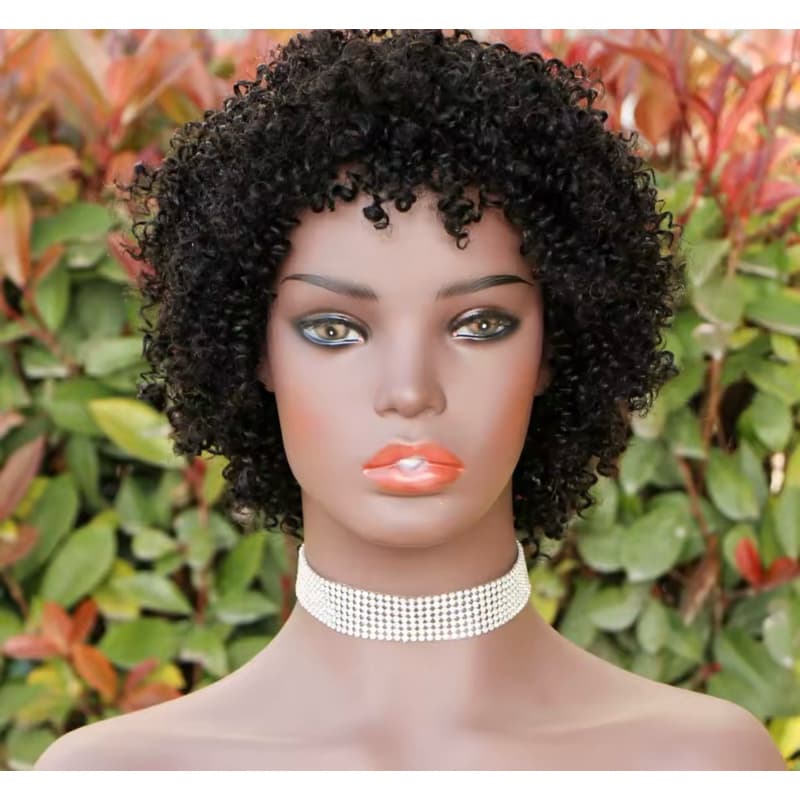 LACE / PERUCA WIG CABELO 100% HUMANO curtinha CACHO AFRO