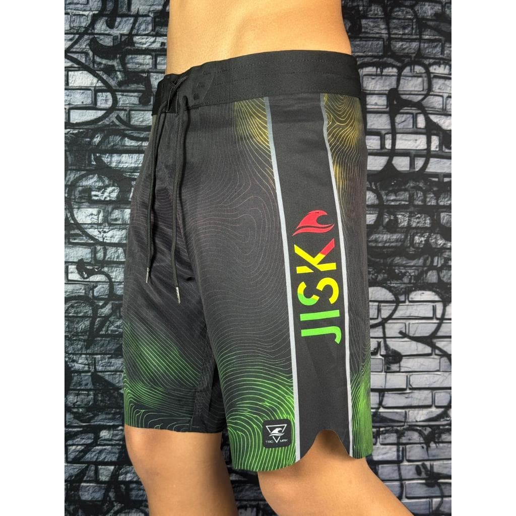 BOARDSHORT JISK - BERMUDA TACTEL SURF COM ELASTANO, ACADEMIA, SURF, PASSEIO E DIA DIA