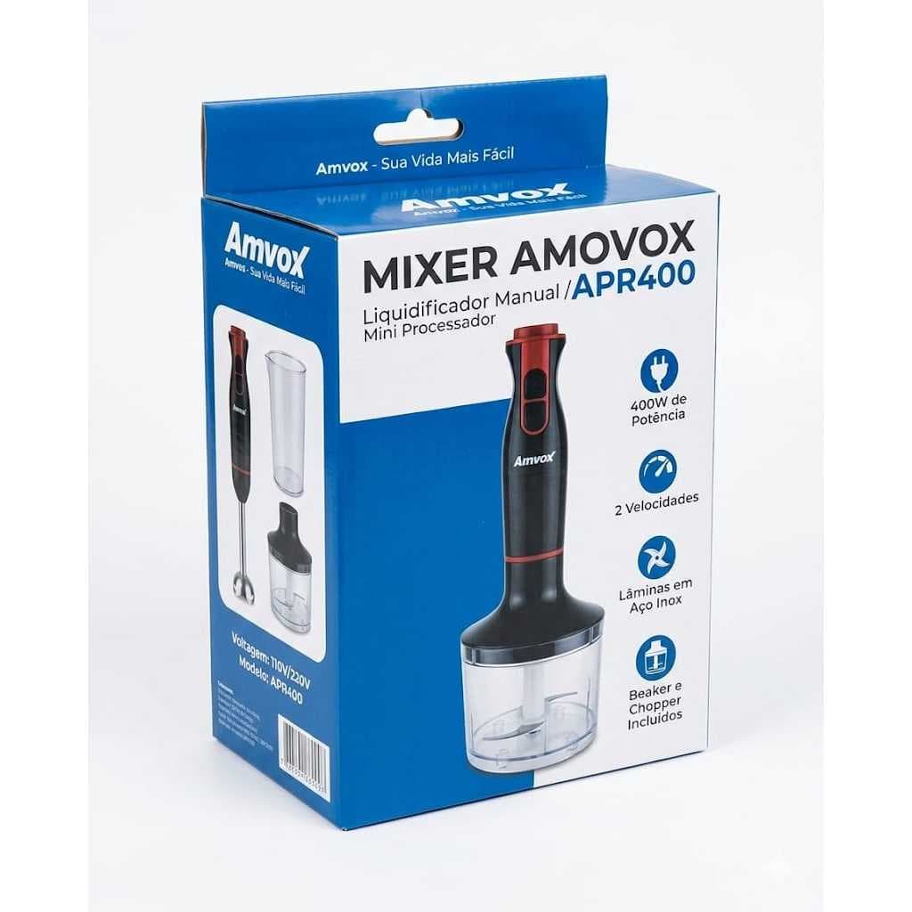 mixer amvox apr400 novo outlet 127v completo
